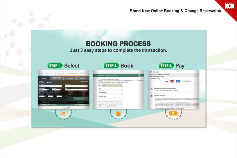 長榮航空-購票流程影片